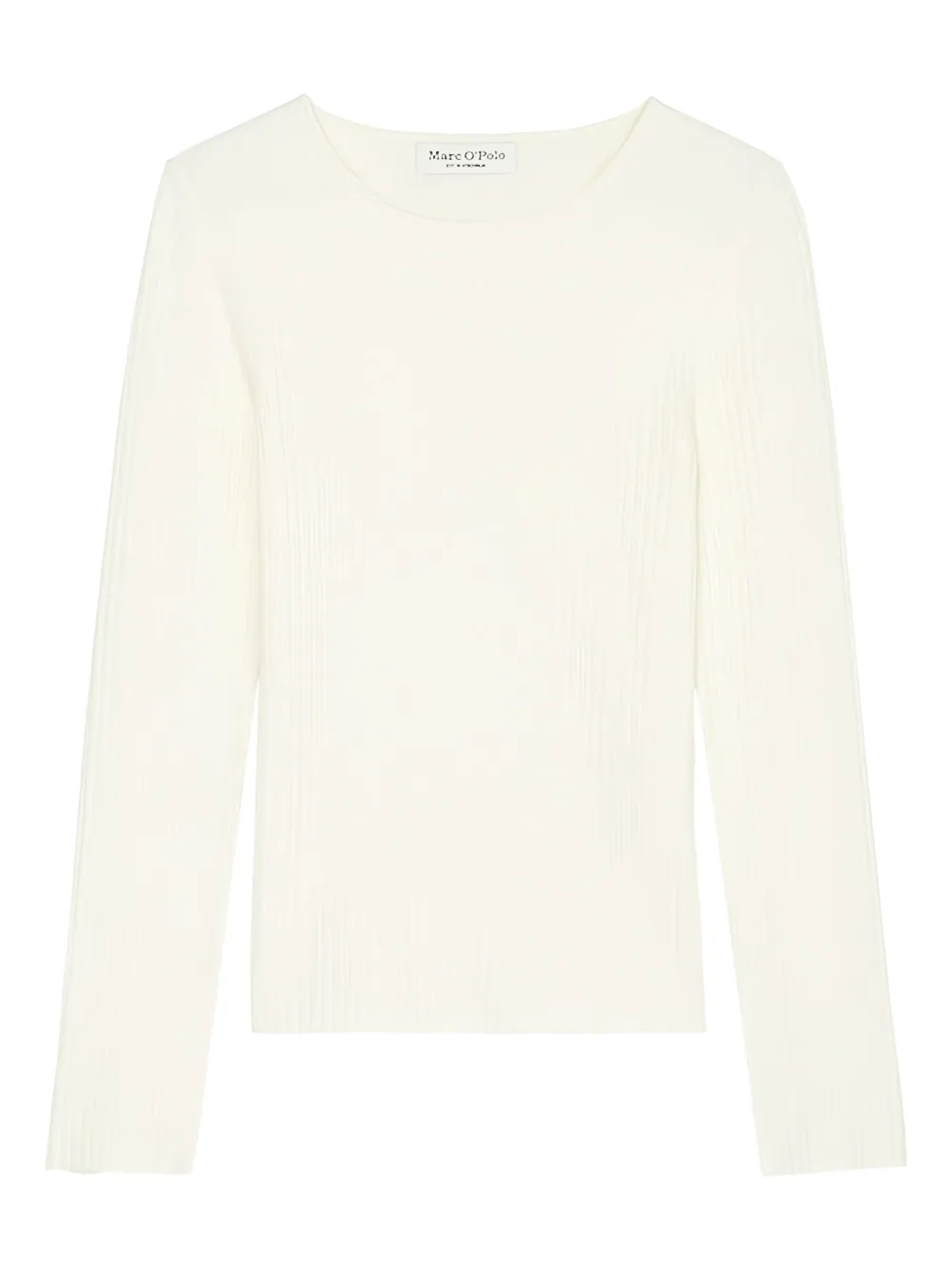 Marc O'Polo ribbed long-sleeve top | White | Image 1