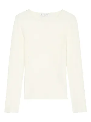 courrèges 長袖Tシャツ 38 ホワイト Courrèges 90's zip-neck T-shirt | White | FARFETCH