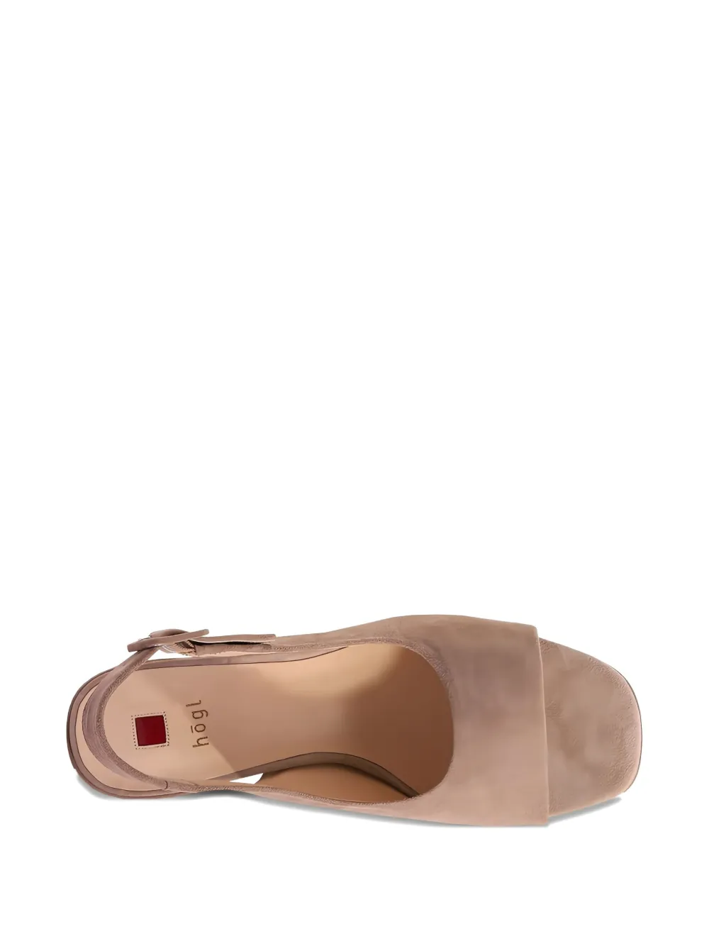 Hogl 45mm Klara block-heel open-toe sandals Neutrals