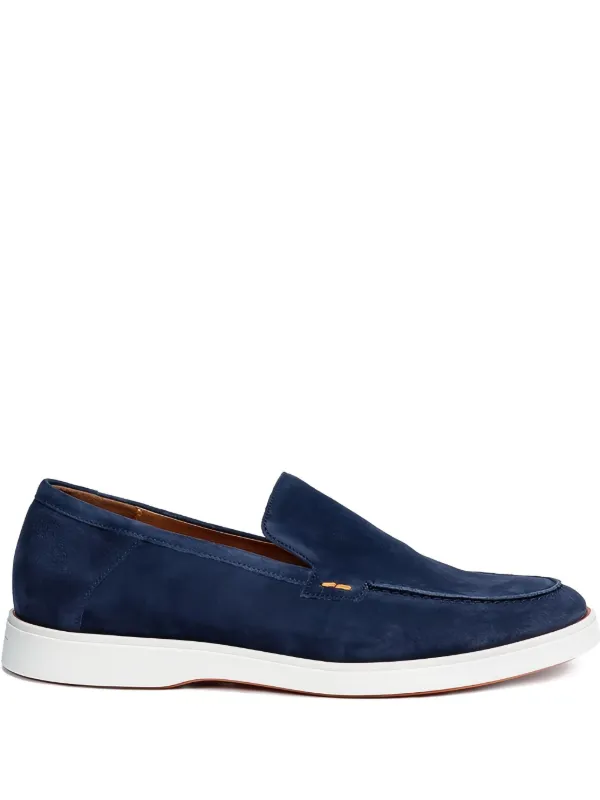 Lloyd Hunter Suede slip-on Loafers Blue FARFETCH PH
