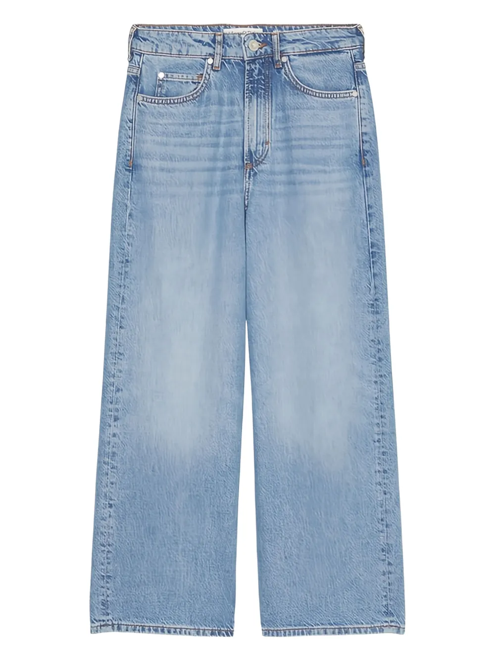 Marc O'Polo Cropped jeans Blauw