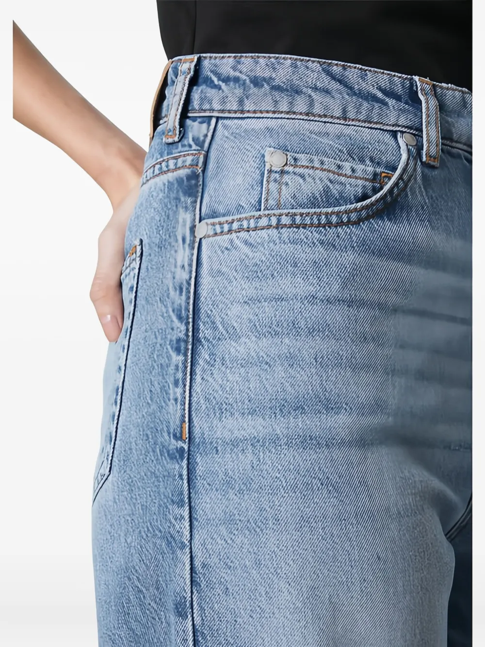 Marc O'Polo Cropped jeans Blauw