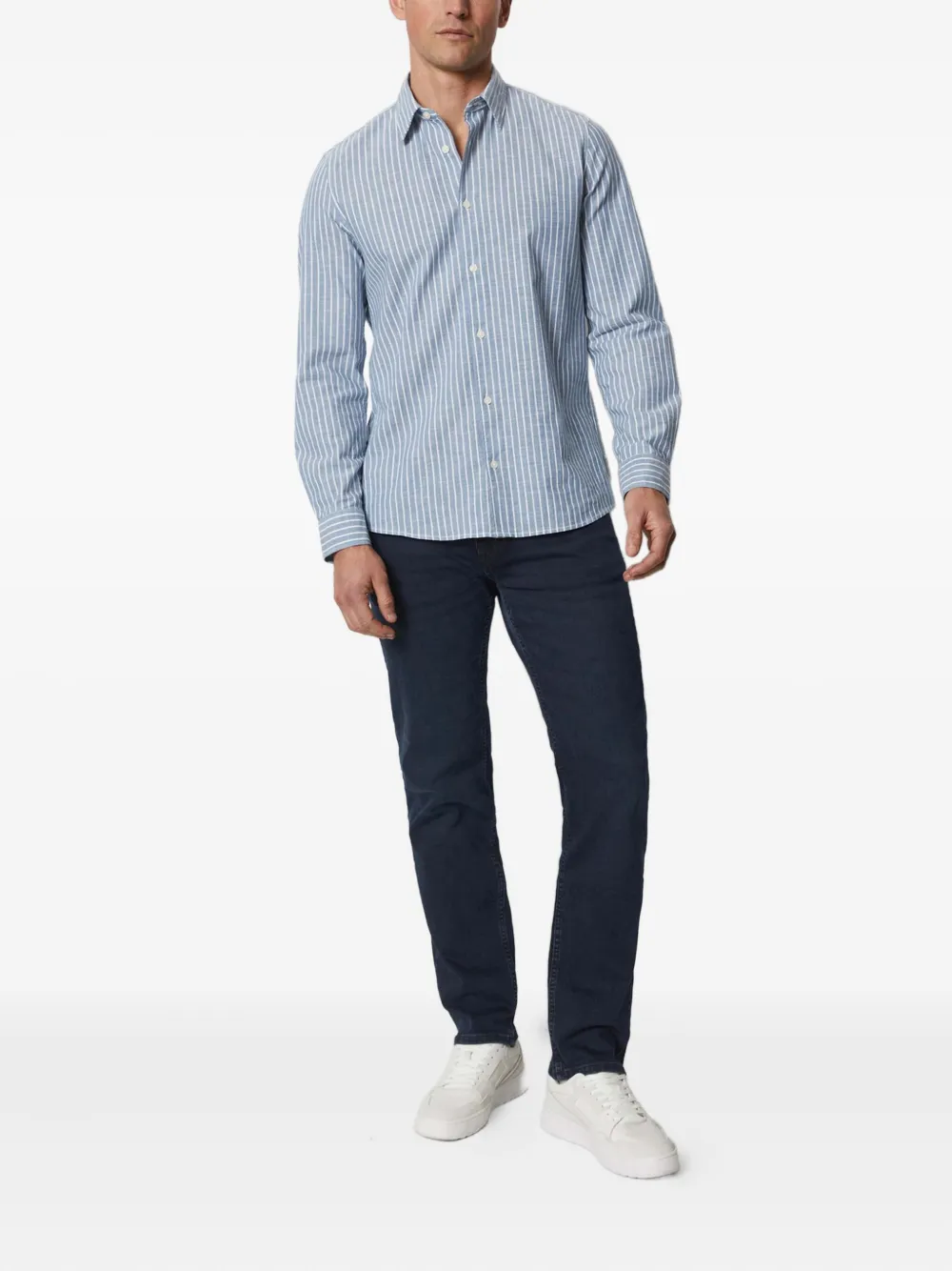 Marc O'Polo striped button-up shirt | Image 2