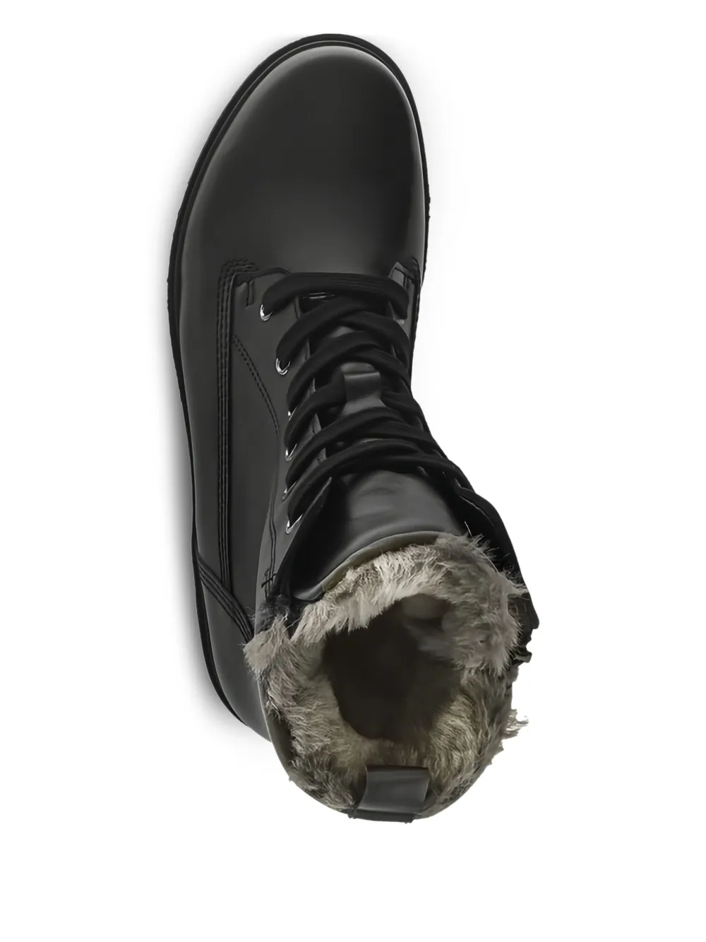 GABOR lace-up combat boots Black