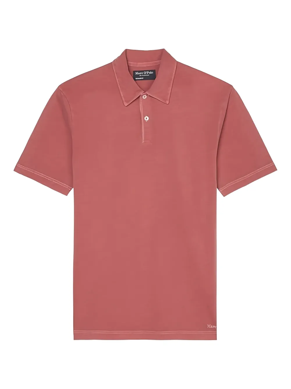 Marc O'Polo pique short-sleeve polo shirt | Red | Image 1