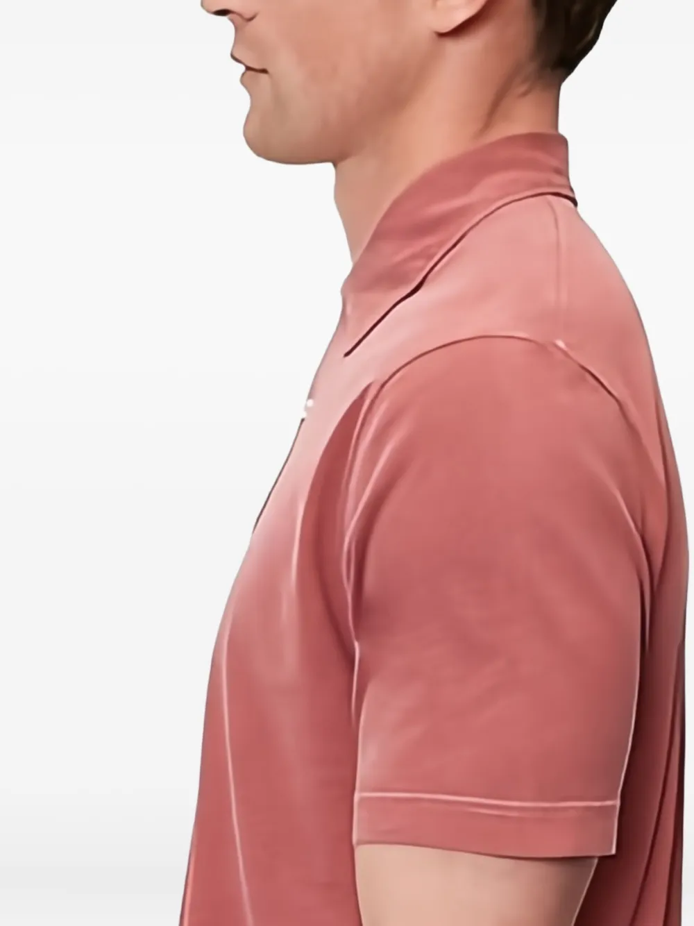 Marc O'Polo Piqué poloshirt met korte mouwen Rood