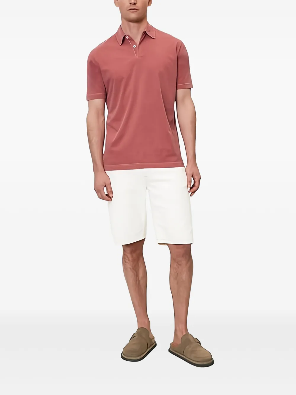 Marc O'Polo pique short-sleeve polo shirt | Image 2