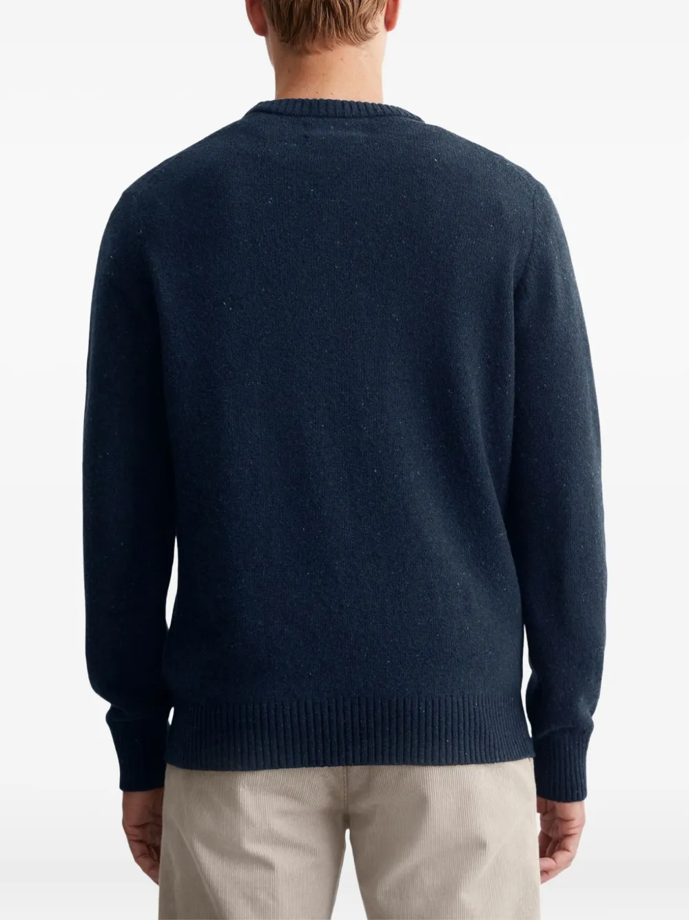 Marc O'Polo Trui met ronde hals Blauw