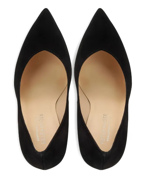 PETER KAISER Enilia Pointed Pumps Black FARFETCH IN
