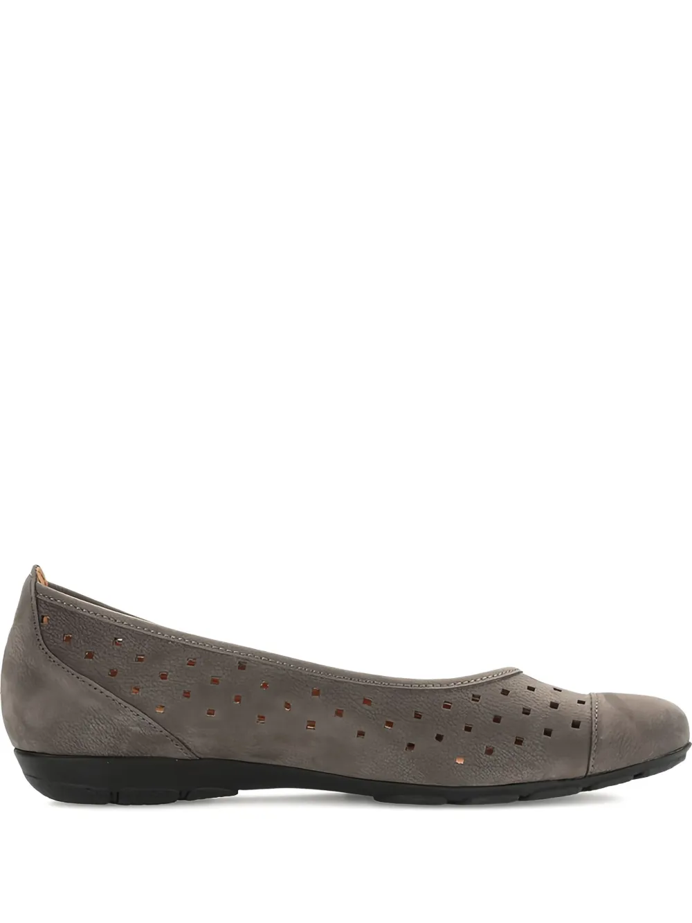 GABOR perforated ballet flats Grey