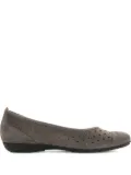 GABOR perforated ballet flats - Grey