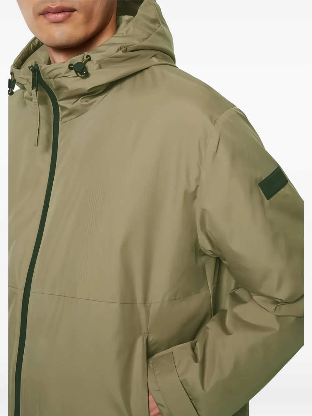 Marc O'Polo Jack met capuchon Groen