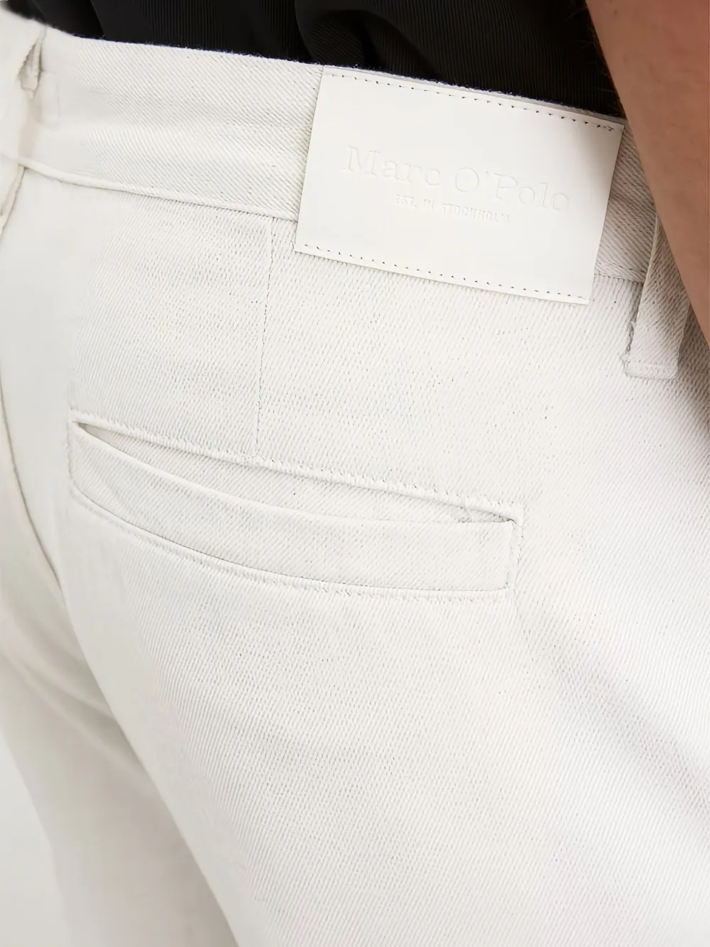 Marc O'Polo Jeans met logopatch Wit