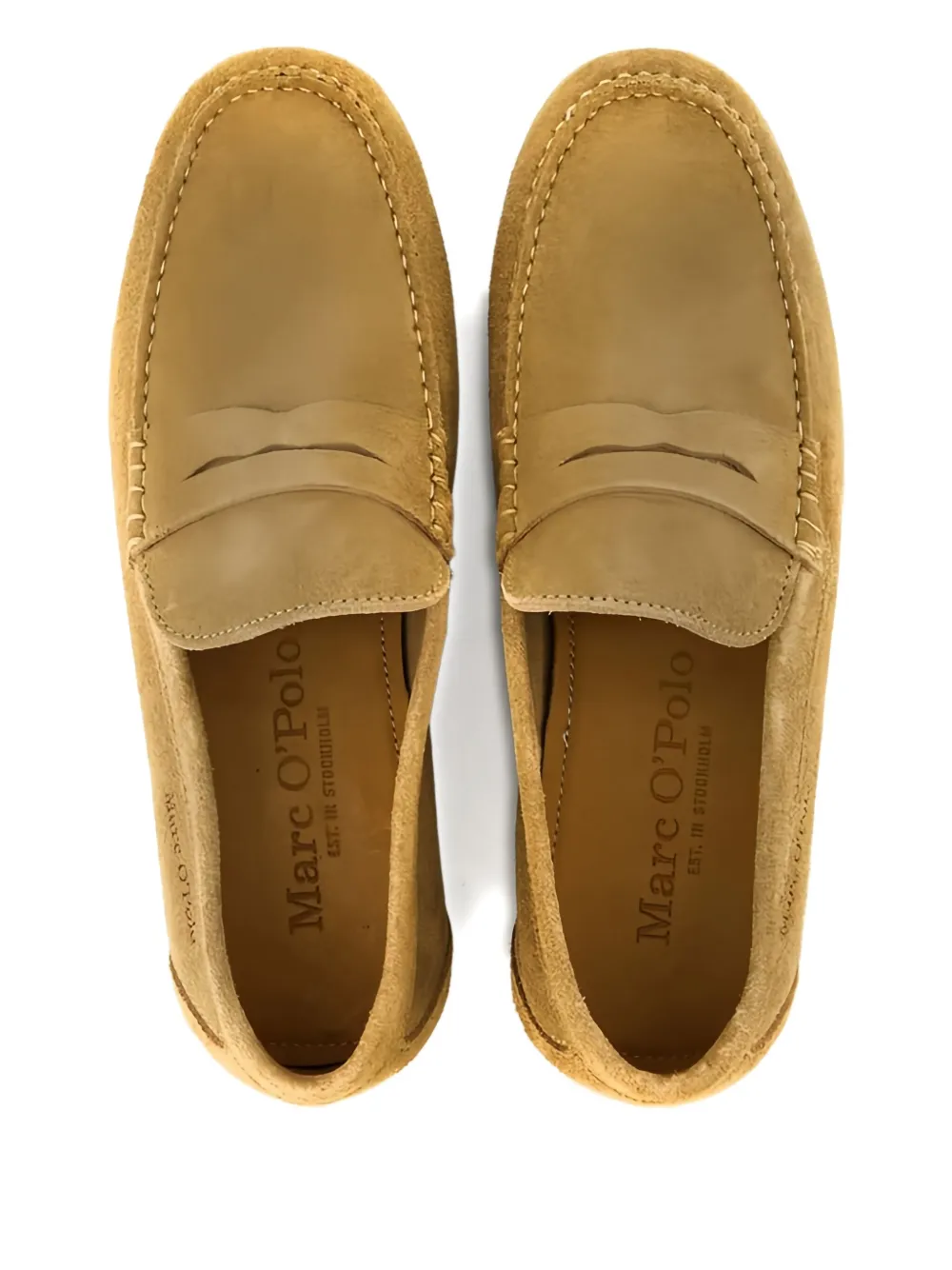 Marc O'Polo suede driving loafers Brown