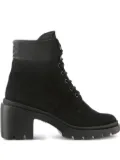 Hogl Gia chunky-heel lace-up ankle boots - Black