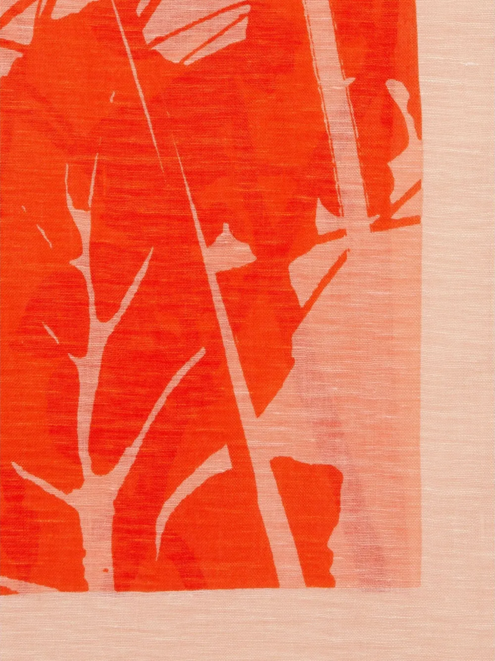 Marc O'Polo Sjaal met bloemenprint Oranje