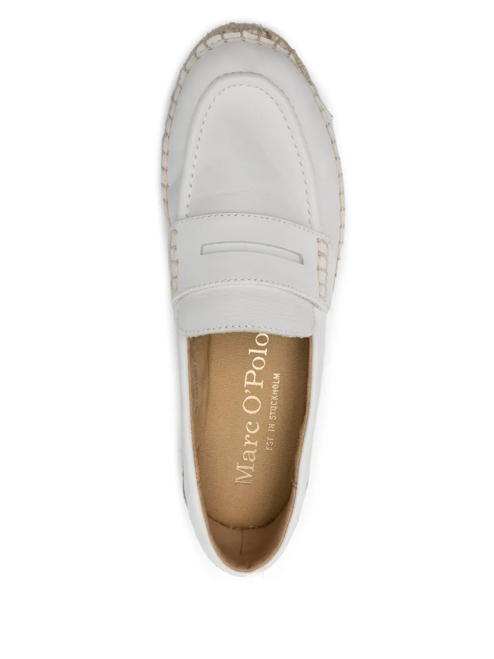Marc O'Polo leather espadrilles White