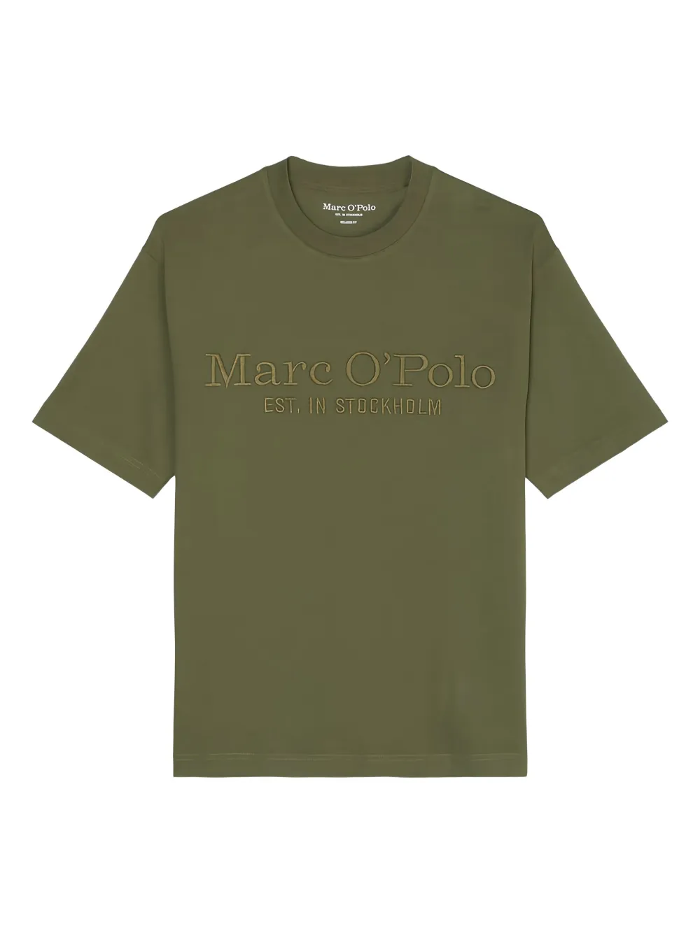 Marc O'Polo logo-embroidered T-shirt | Green | Image 1