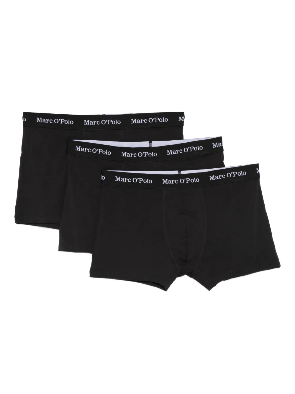 Marc O'Polo logo-waistband boxer (pack of three) Zwart
