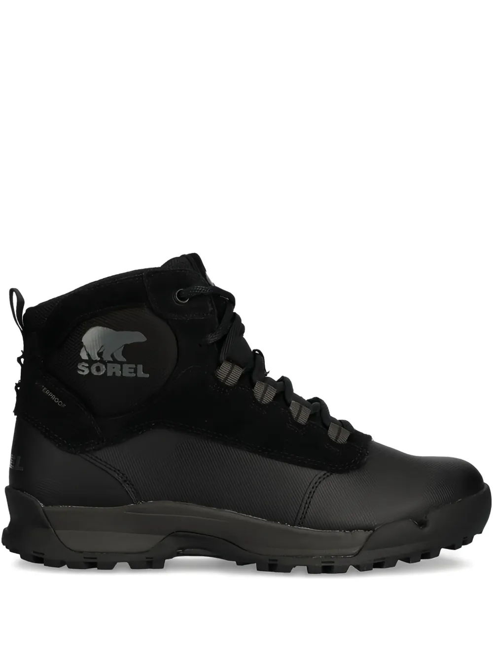 SOREL lace-up leather boots Black