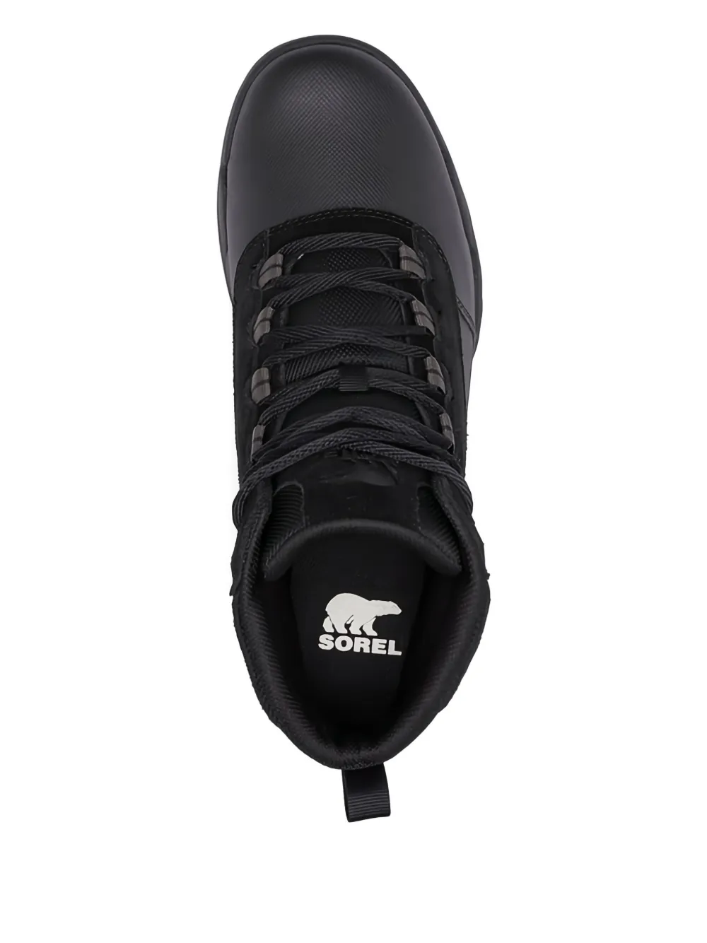 SOREL lace-up leather boots Black