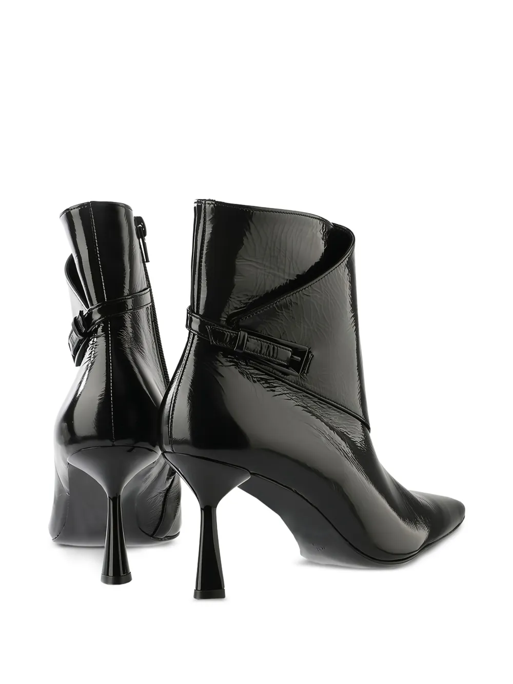 Hogl Sandy pointed-toe heeled ankle boots Black