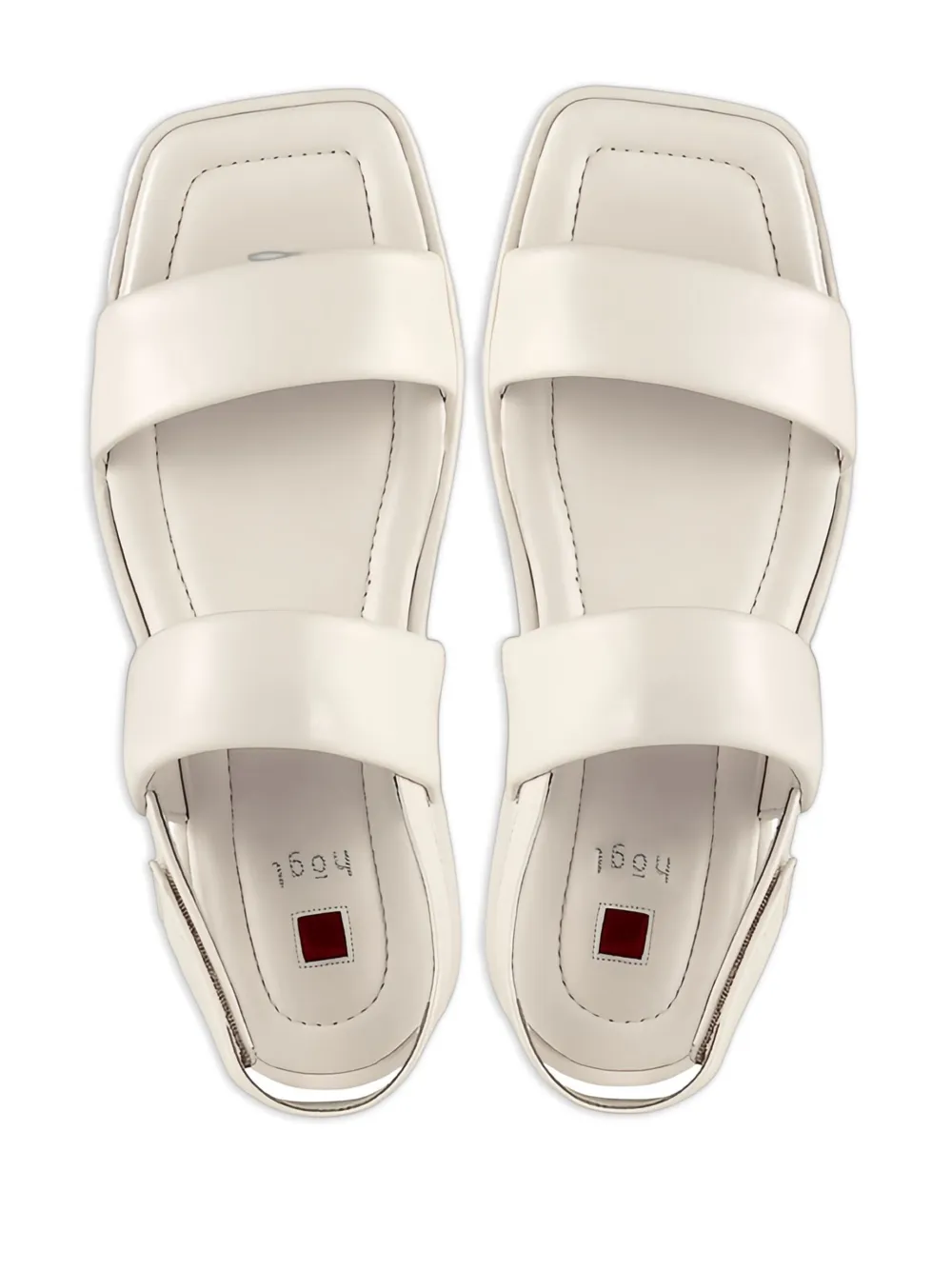 Hogl Lola block-heel slingback sandals White