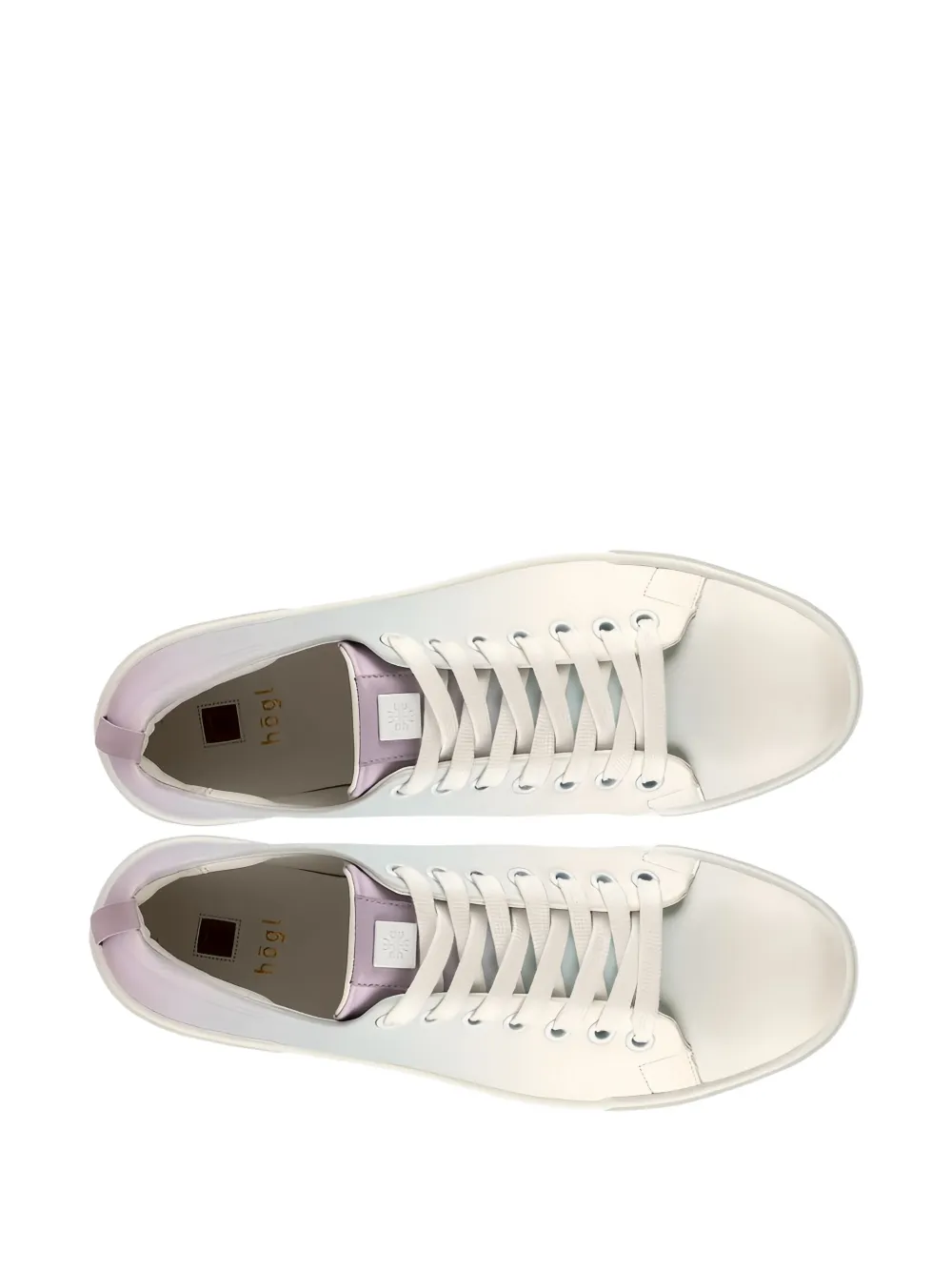 Hogl Iny ombre-detail lace-up sneakers White