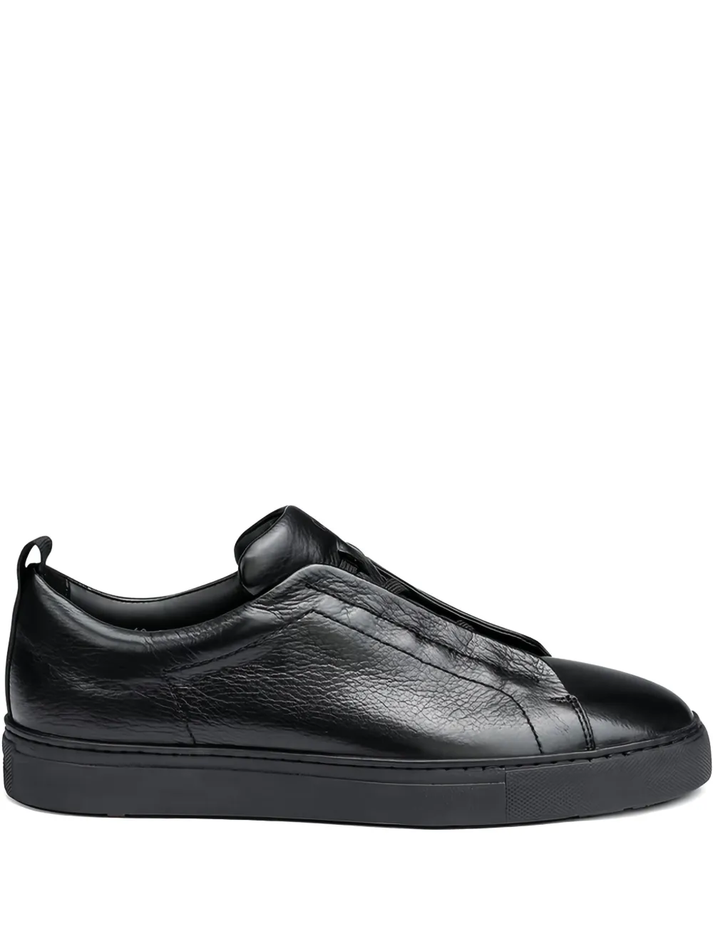 Lloyd Melos slip-on leather sneakers Black