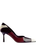 Hogl 70mm Marilyn multi-panel pointed-toe pumps - Red