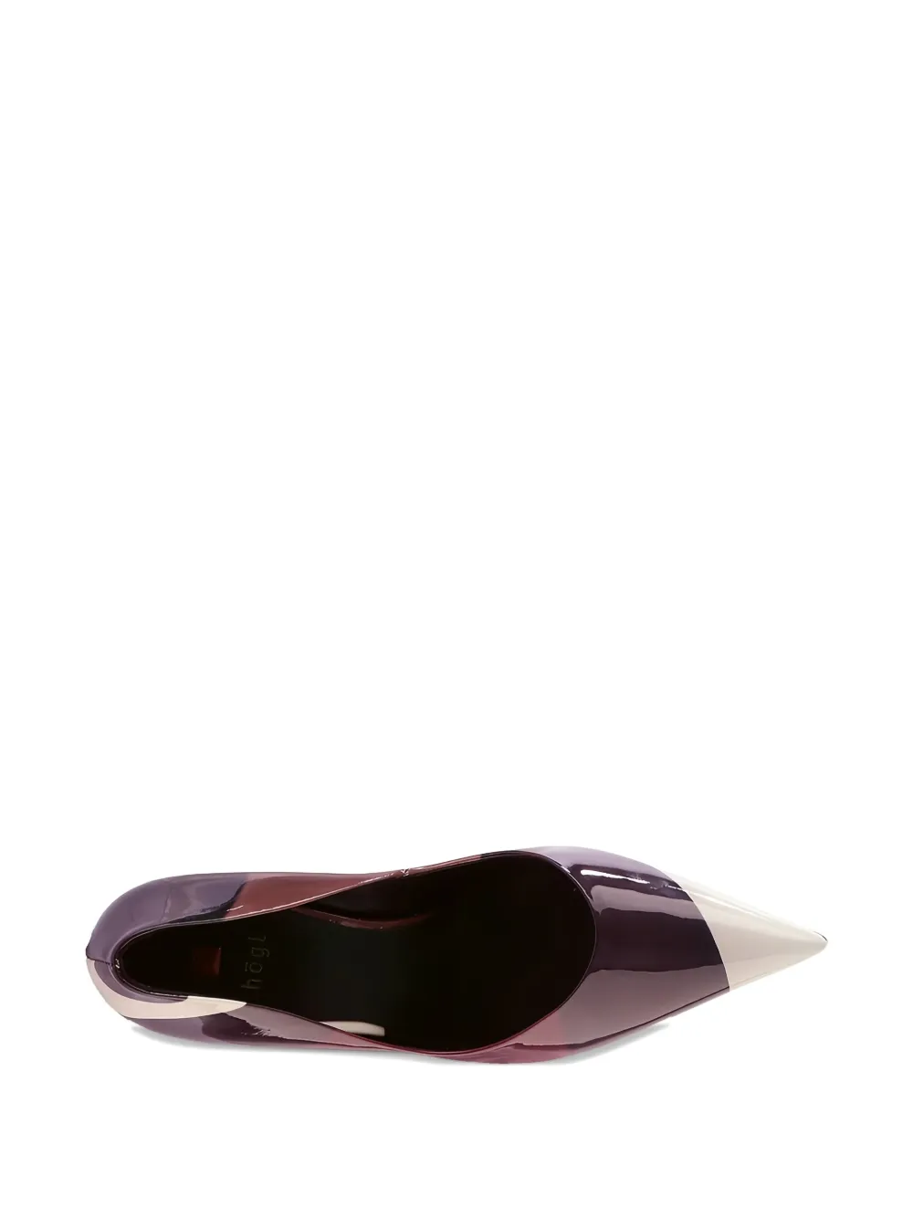 Hogl 70mm Marilyn multi-panel pointed-toe pumps Red