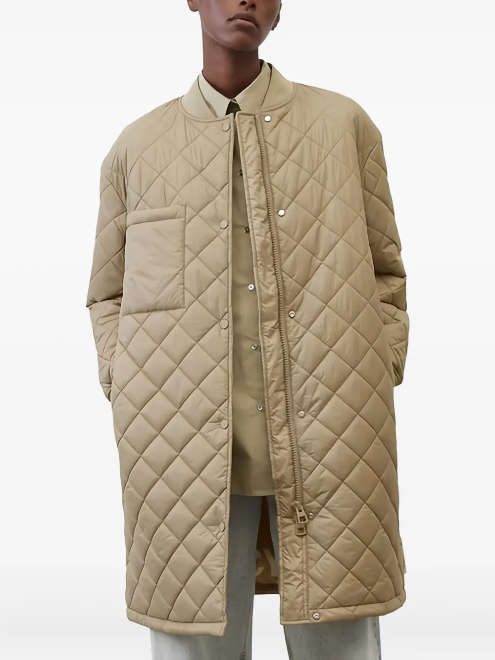 Marc O'Polo quilted button-up coat | Parkas | Image 2