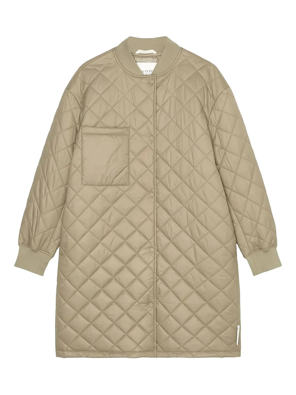 Marc O'Polo quilted button-up coat | Neutrals | Image 1