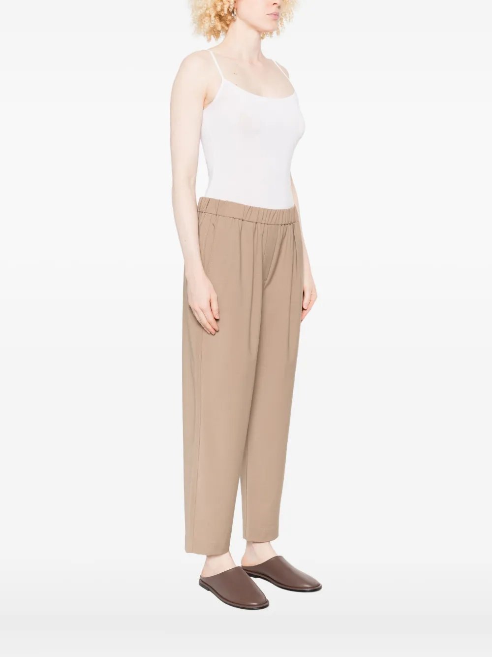 Marc O'polo Pleated-front Trousers In Neutral
