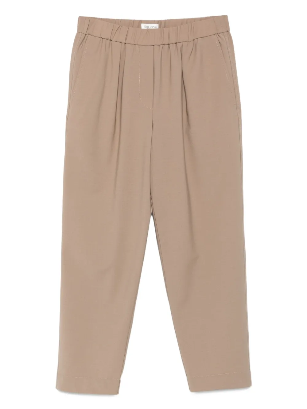 pleated-front trousers