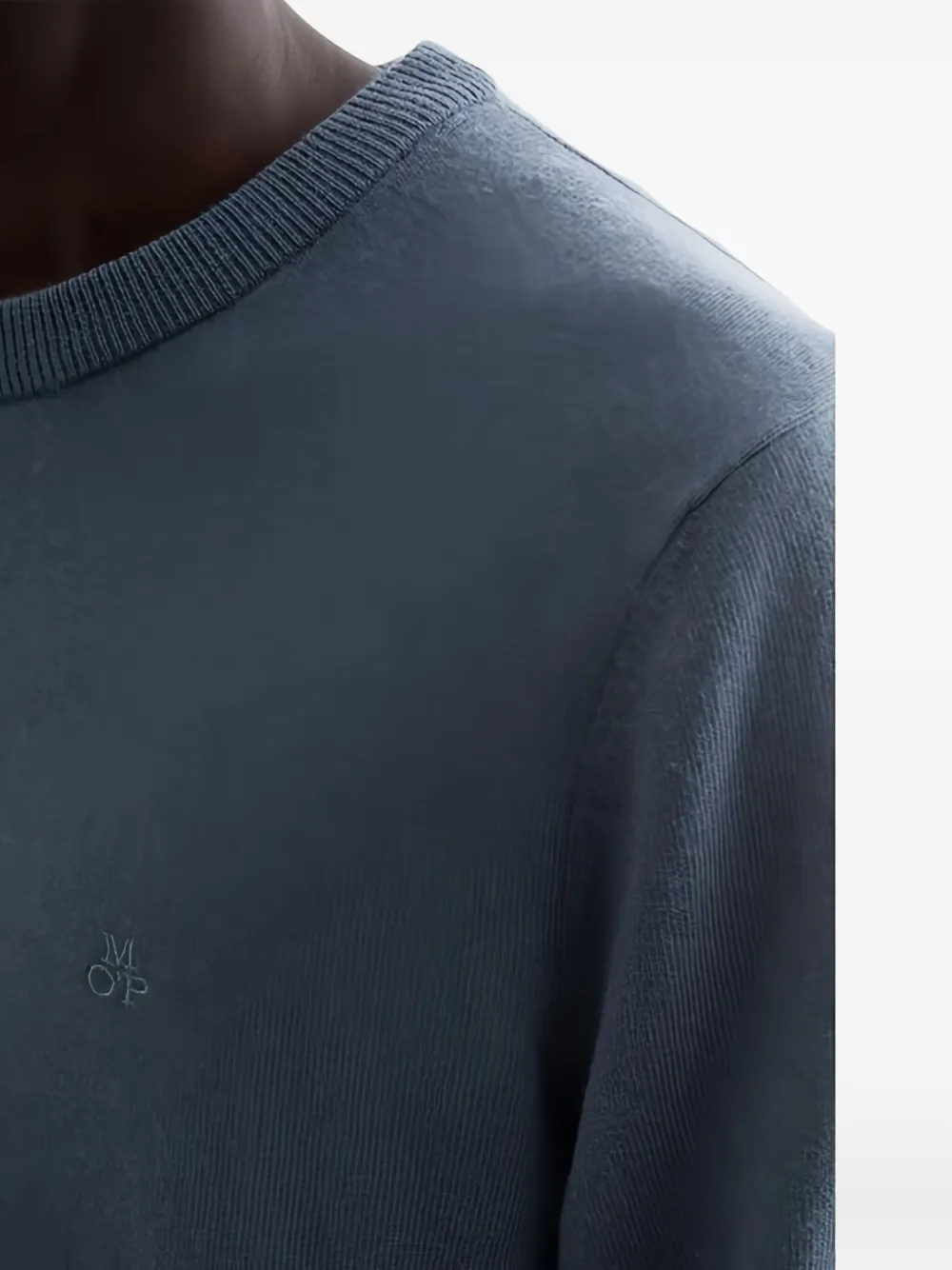 Marc O'Polo Trui met ronde hals Blauw