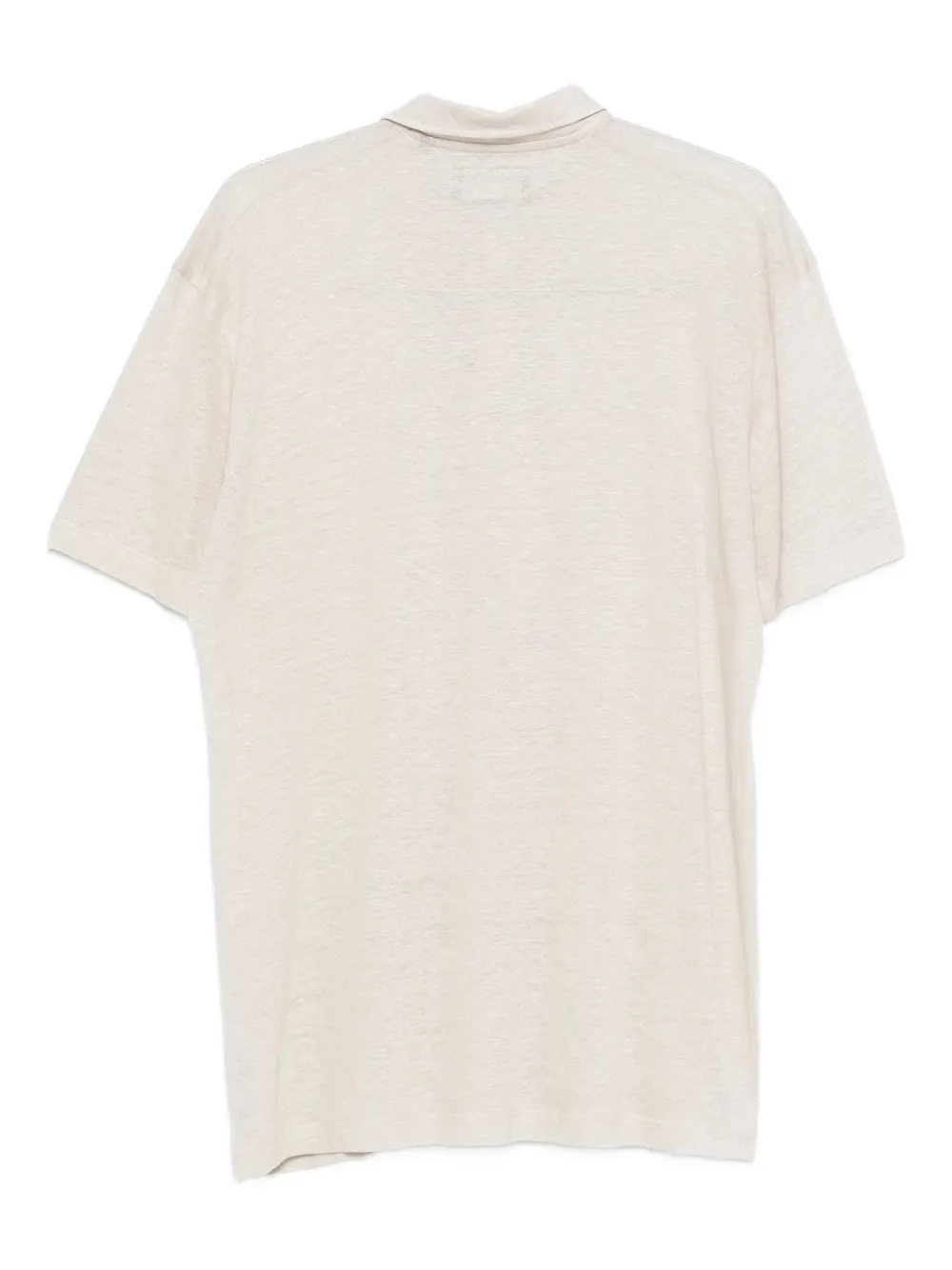 Marc O'Polo Linnen poloshirt Beige