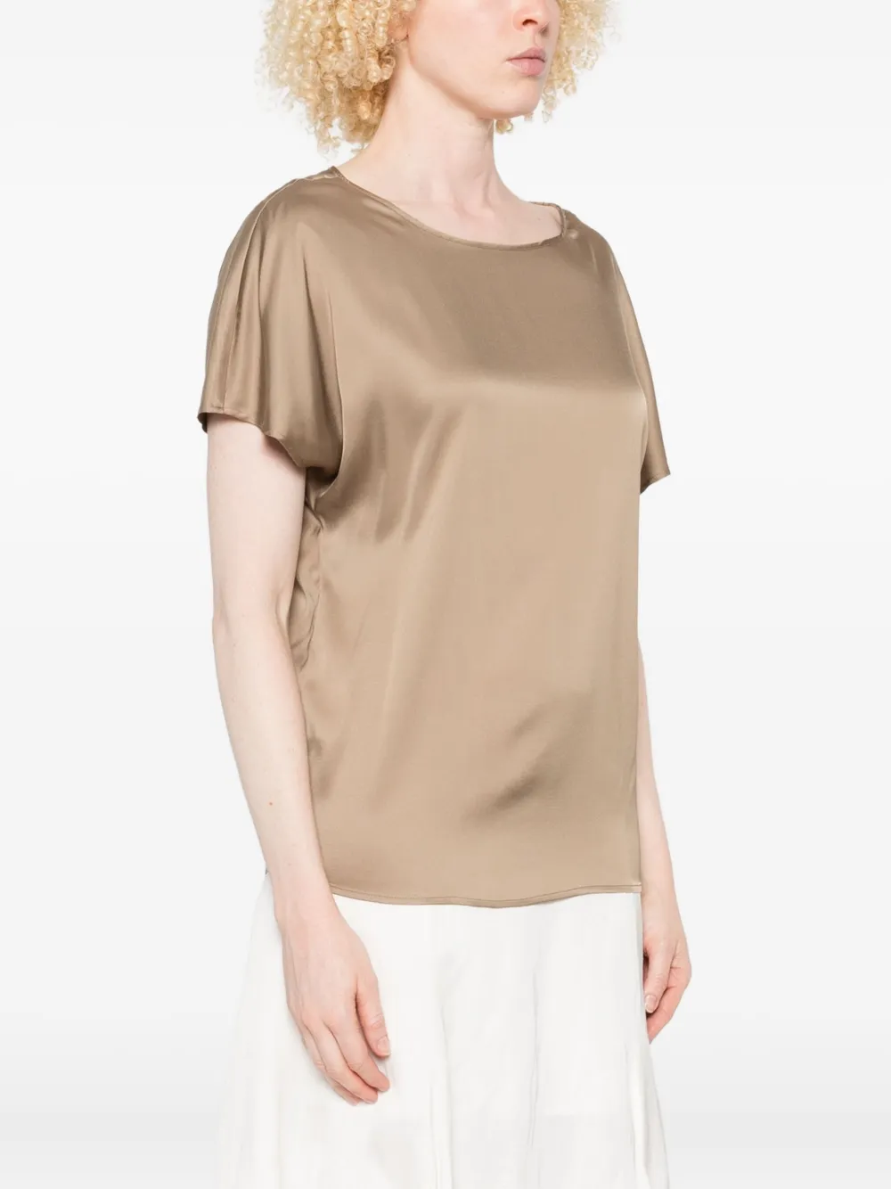 Marc O'Polo Top met V-hals Beige