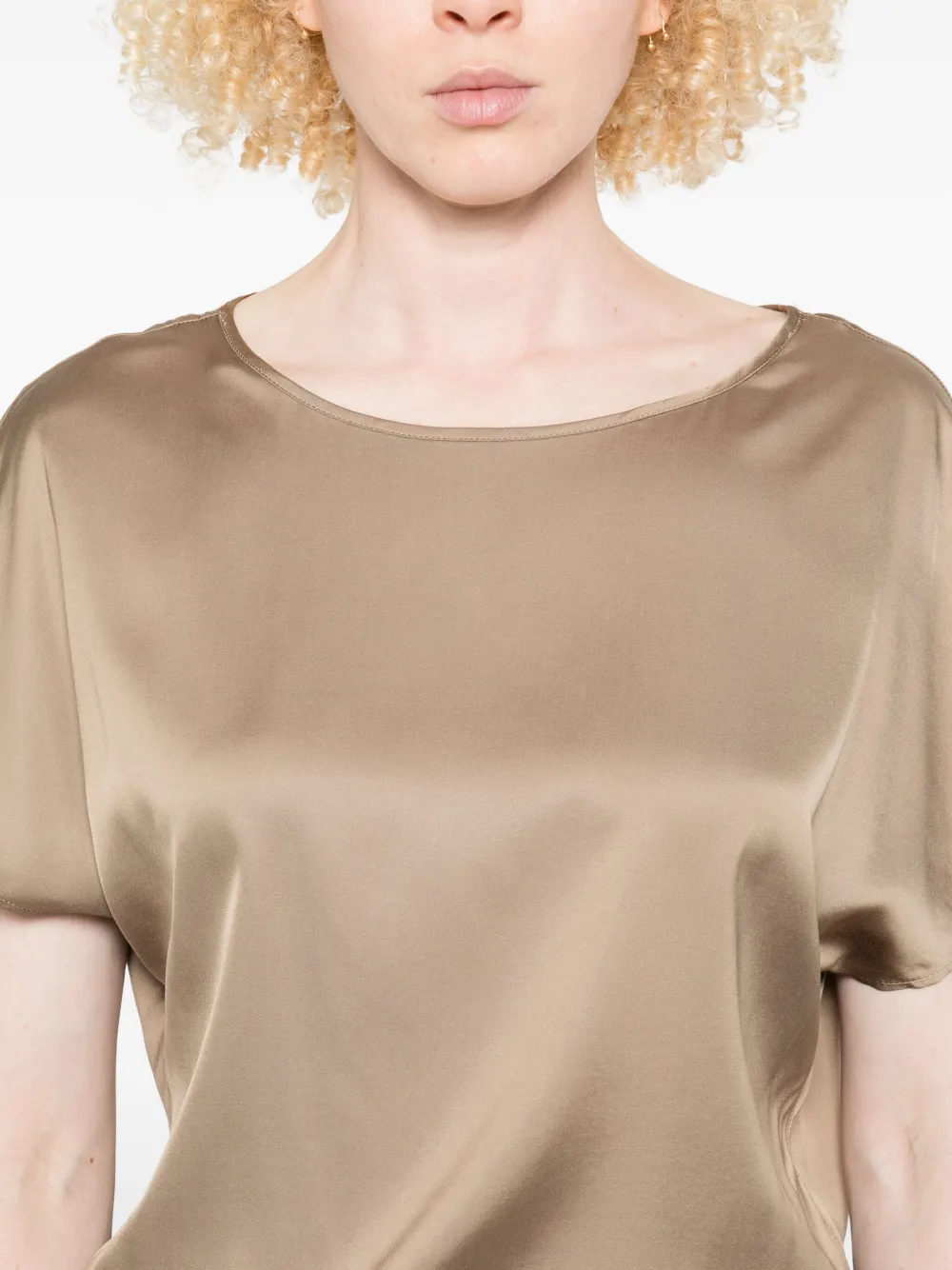 Marc O'Polo Top met V-hals Beige