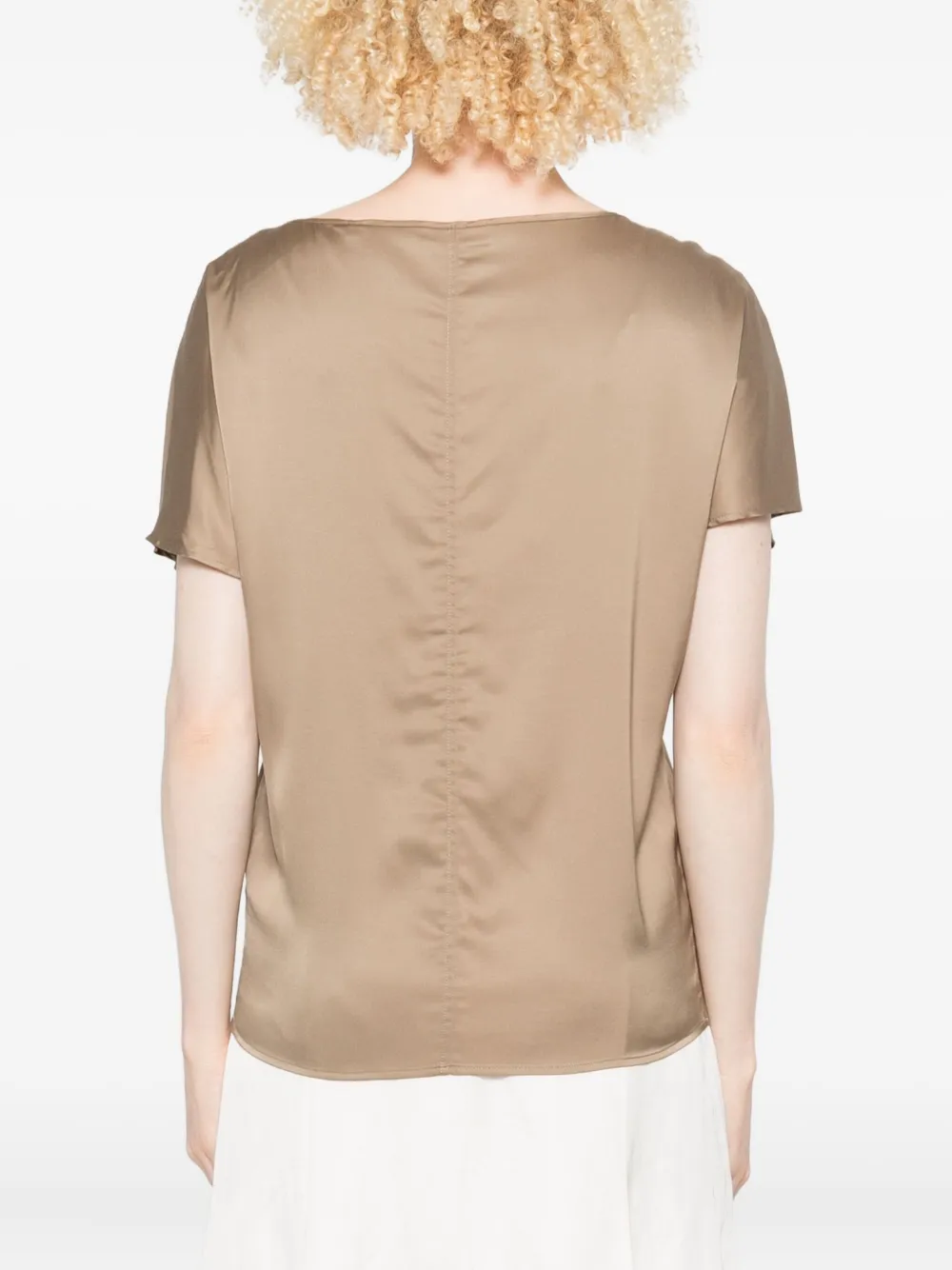 Marc O'Polo Top met V-hals Beige