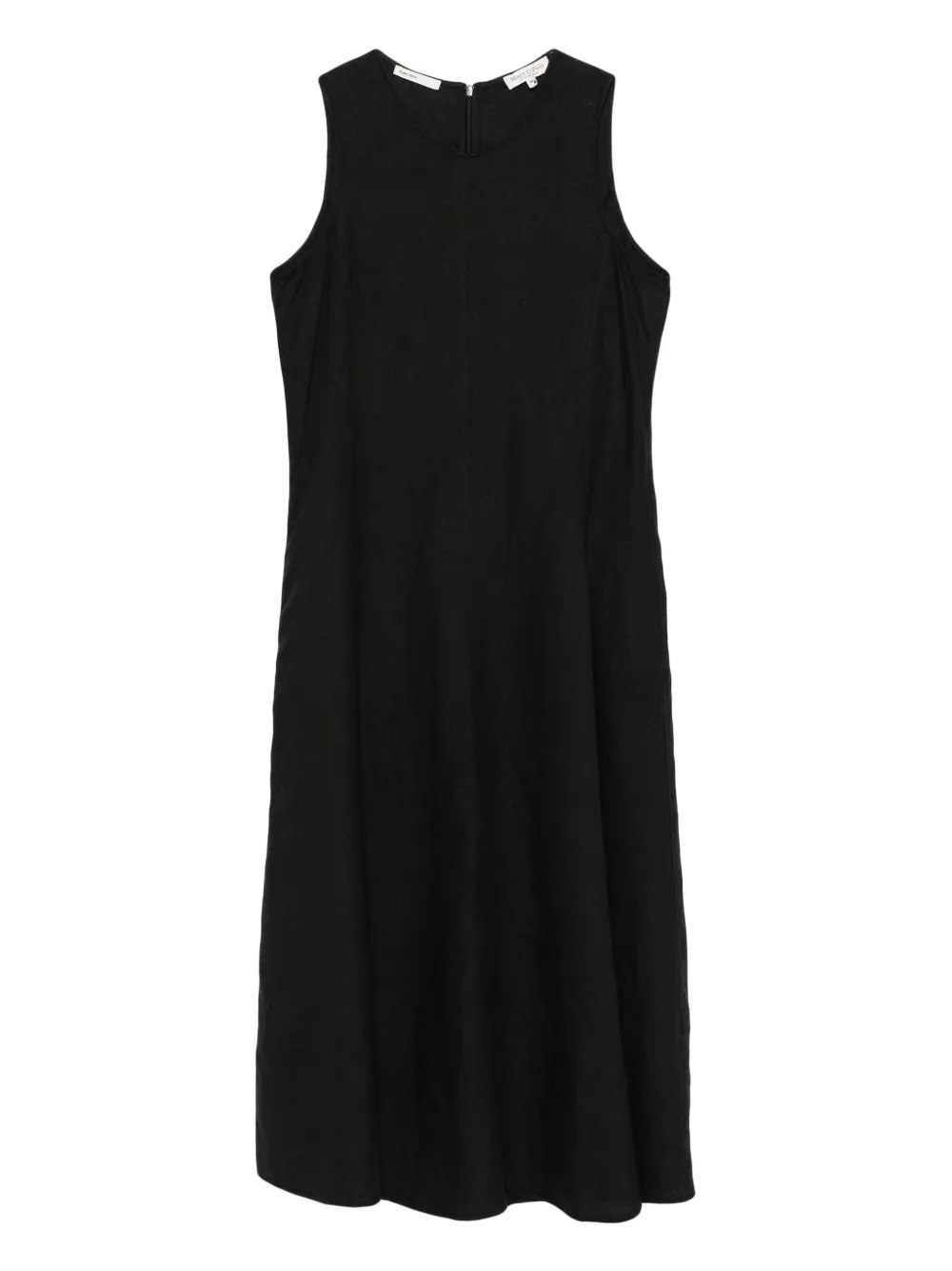 Marc O'Polo sleeveless flared dress Zwart