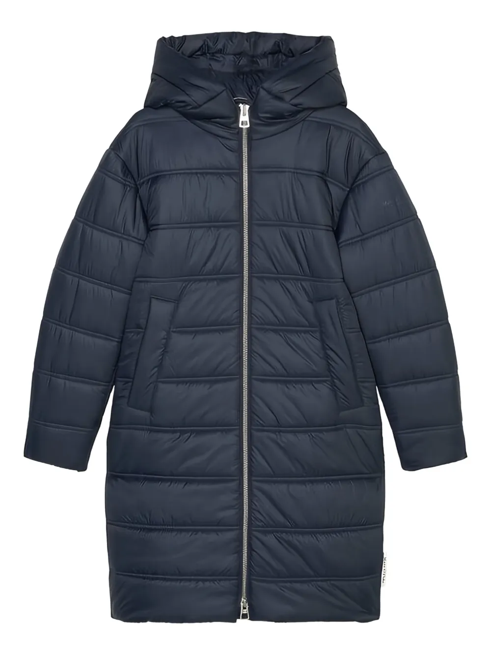 hooded puffer coat