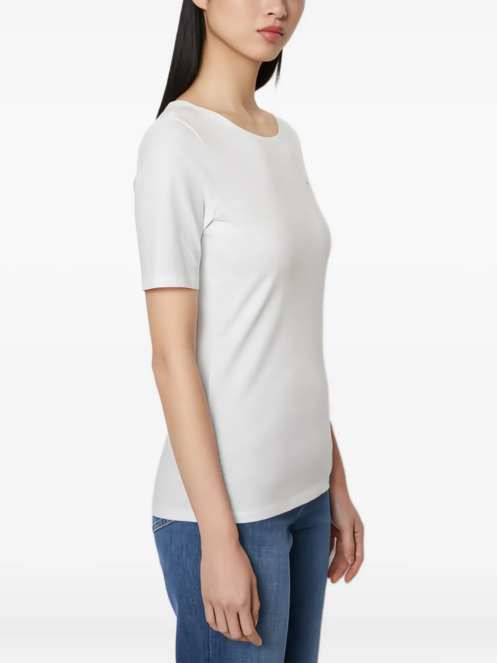 Marc O'Polo T-shirt met ronde hals Wit