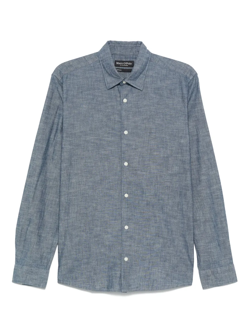 button-fastening shirt