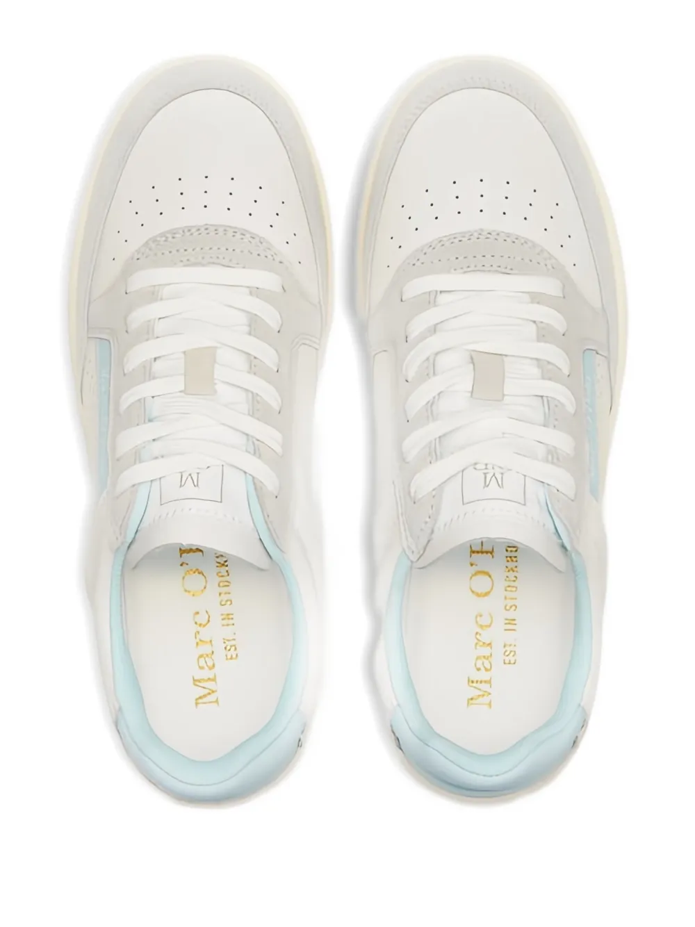 Marc O'polo Violeta Perforated Leather Low-top Sneakers