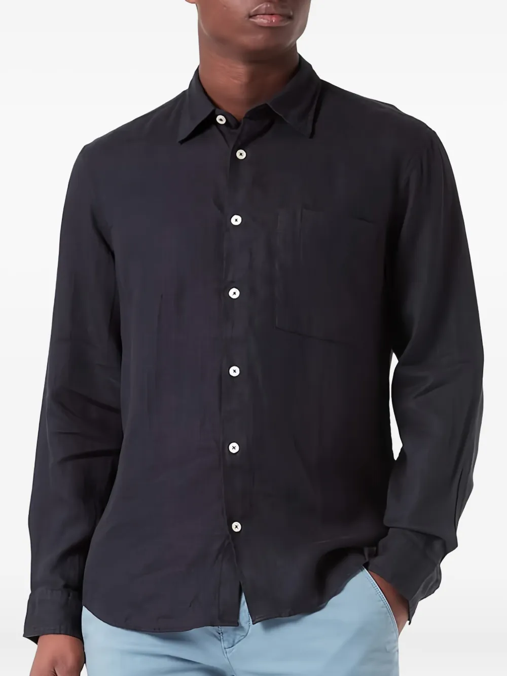 Marc O'Polo Button-down overhemd Zwart
