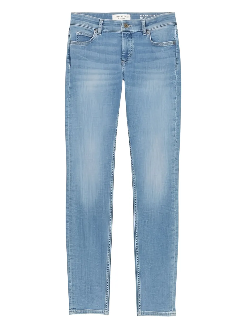 Marc O'Polo Jeans met logopatch Blauw