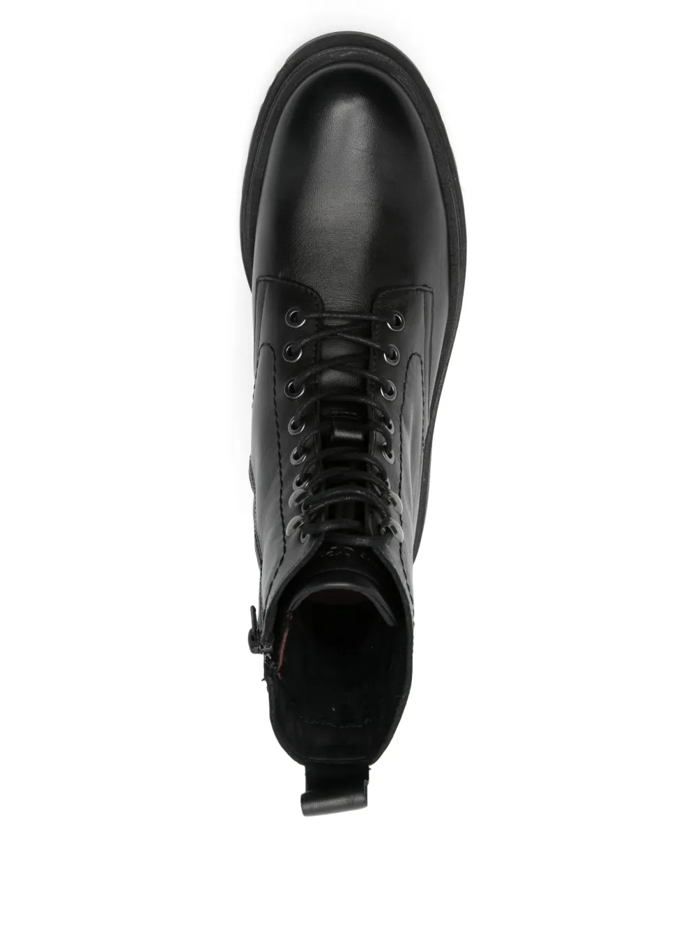 Marc O'Polo leather biker boots Black