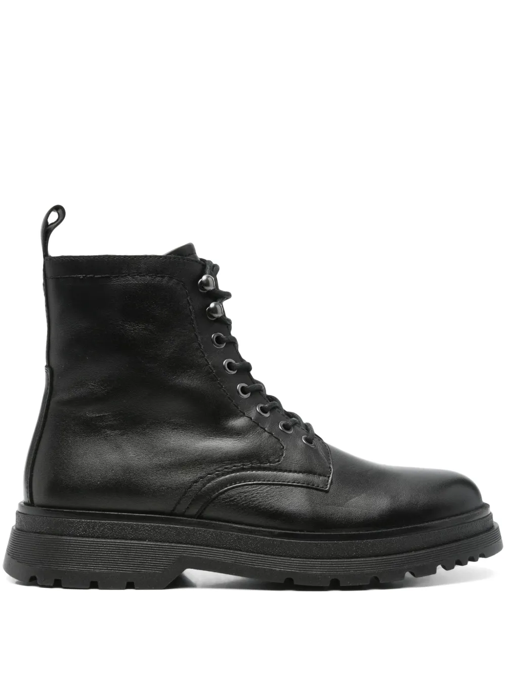 Marc O'Polo leather biker boots Black