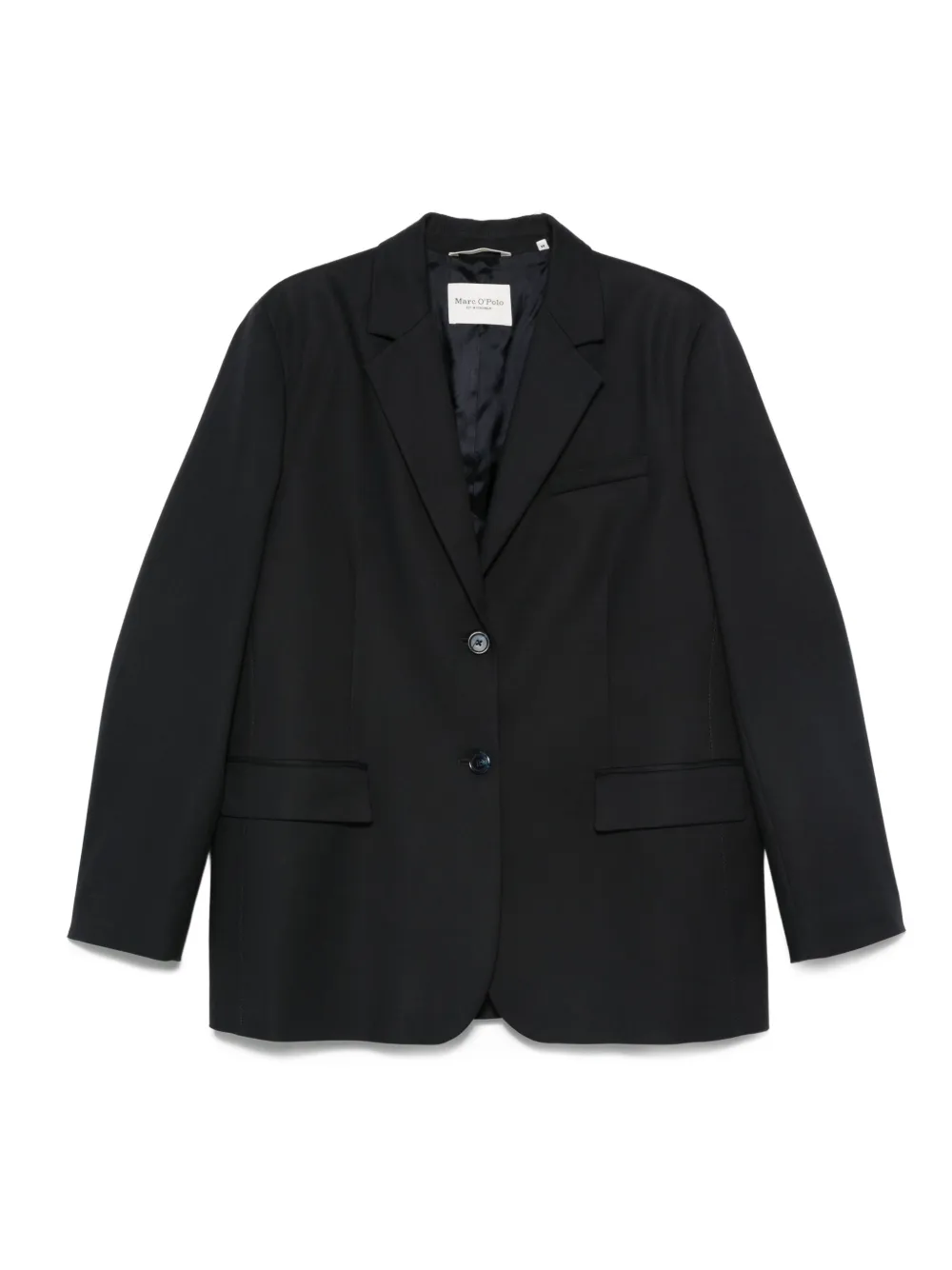 notched two-button blazer